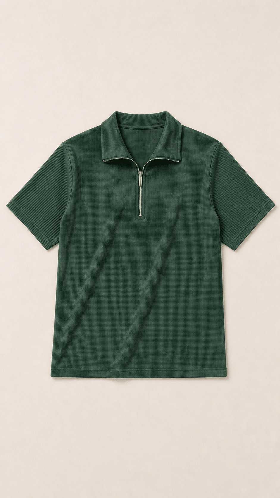 Women Textured Zip Polo - Aurorafits Official