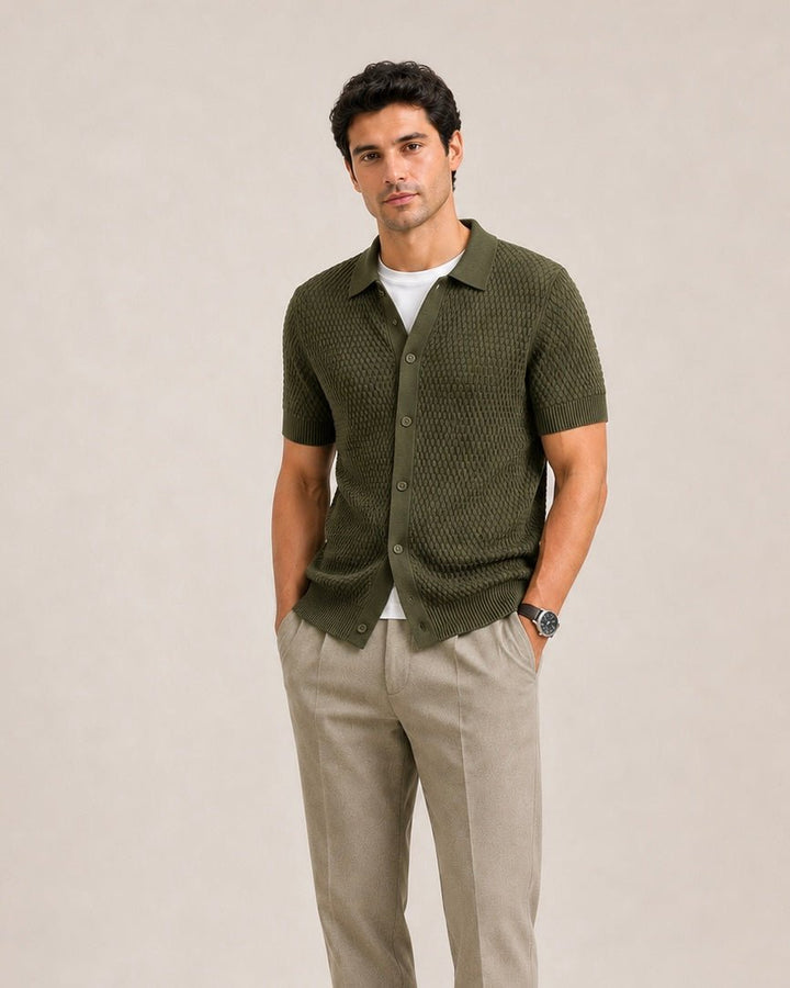 Textured - Knit Shirt - Aurorafits Official