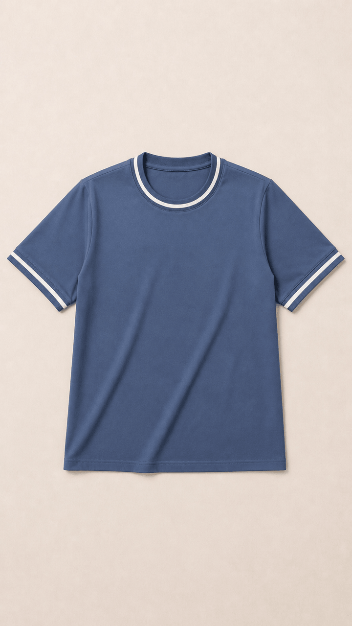 Contrast Tipped Tee - Aurorafits Official