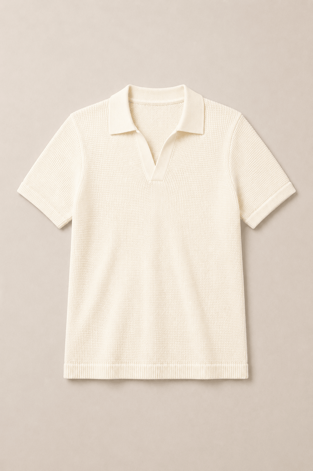 Textured Knit Polo - Aurorafits Official