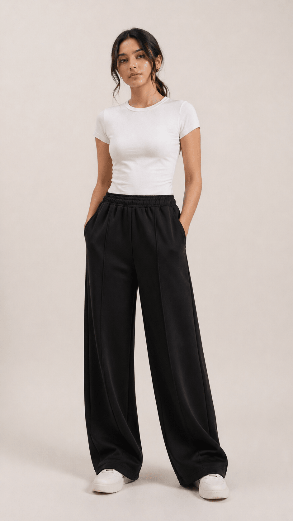 Women Smooth Knit Trouser - Aurorafits Official