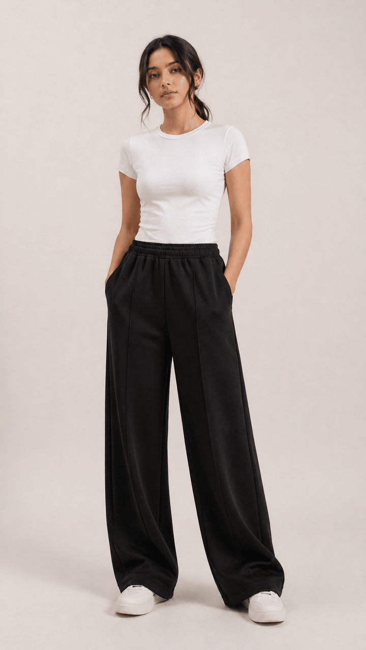 Women Smooth Knit Trouser - Aurorafits Official