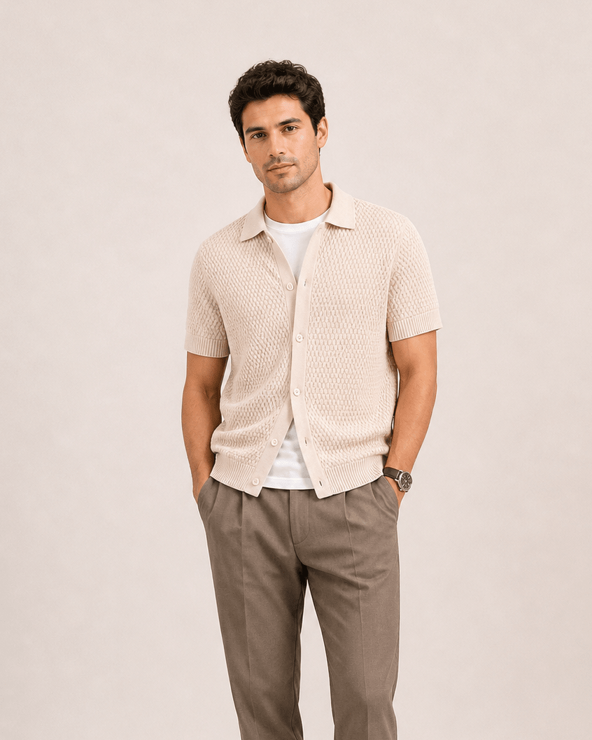 Textured - Knit Shirt - Aurorafits Official