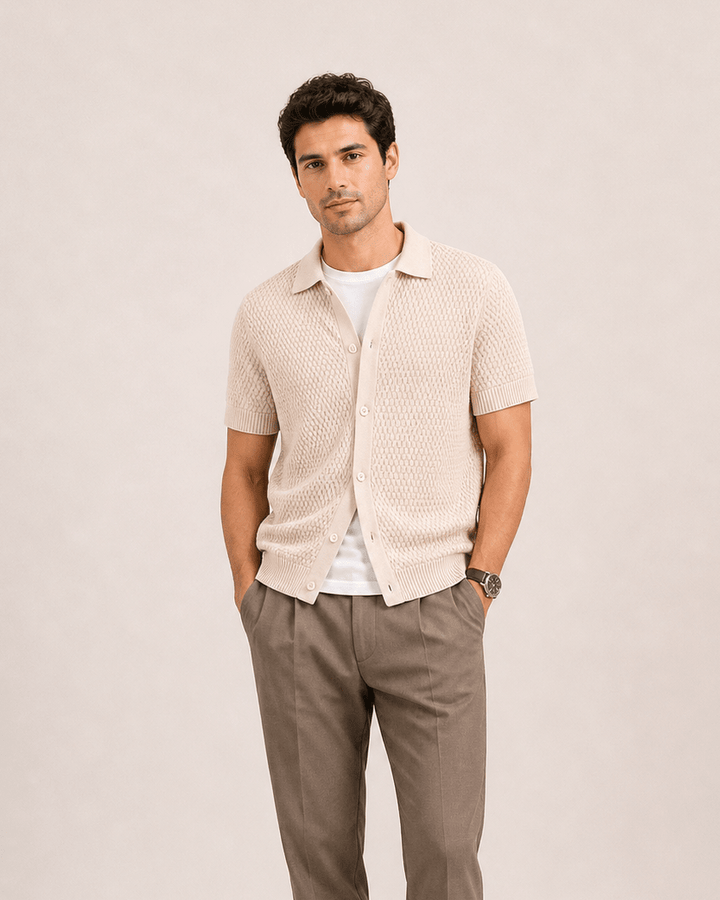Textured - Knit Shirt - Aurorafits Official