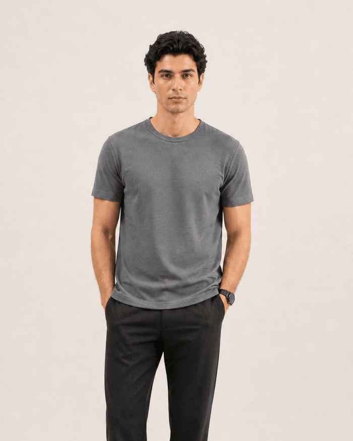 Crinkle Textured Tee