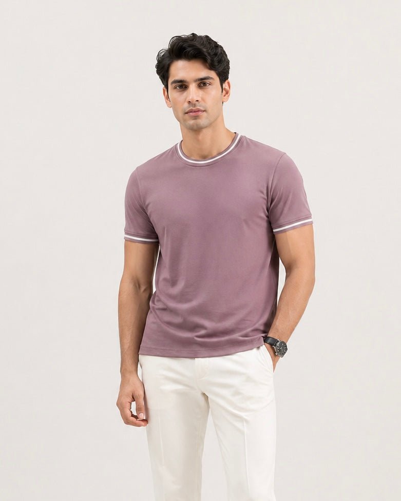 Contrast Tipped Tee - Aurorafits Official