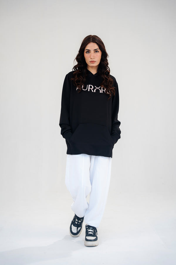 Women Black Core Performance Hoodie