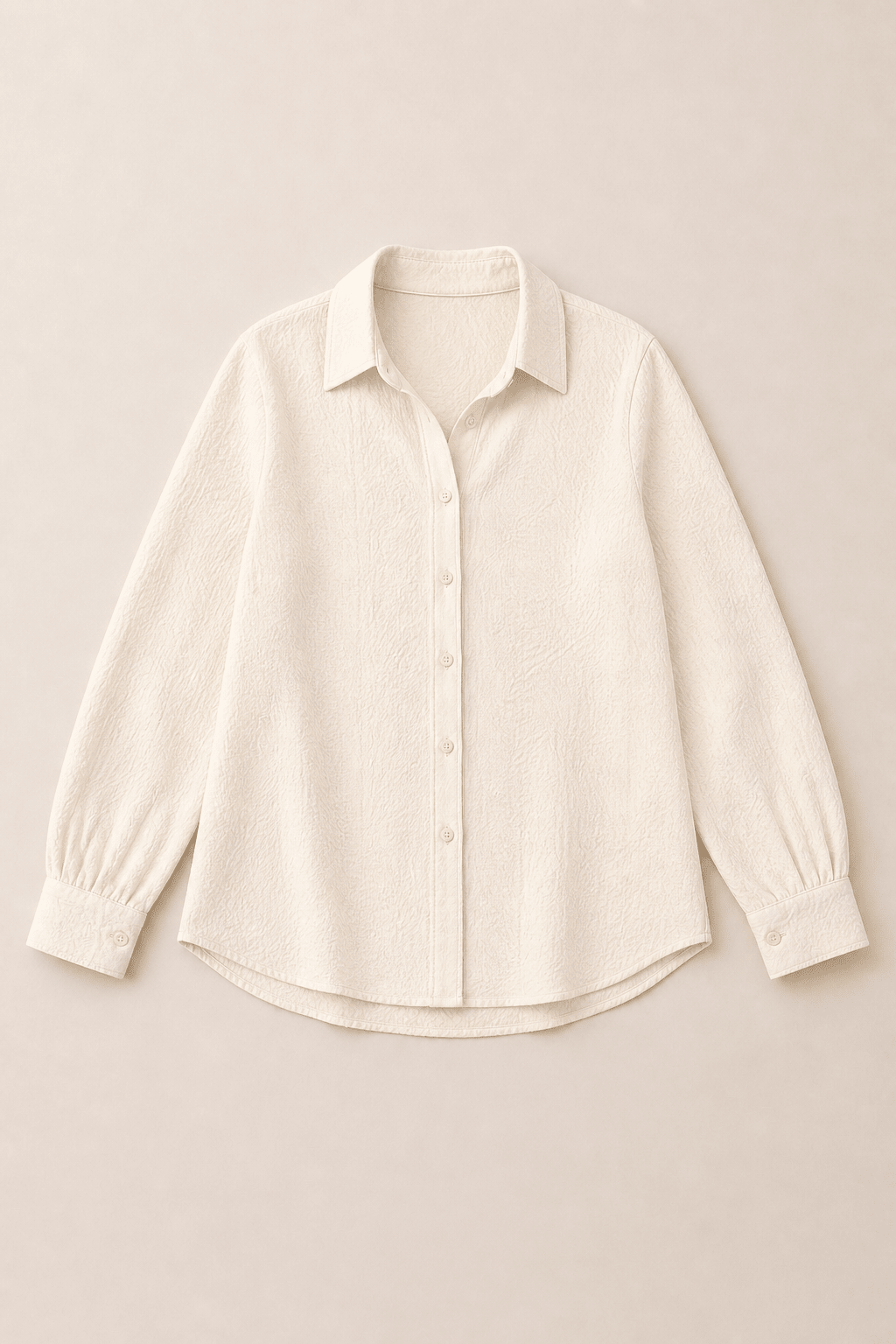 Women Crinkle Button Shirt - Aurorafits Official