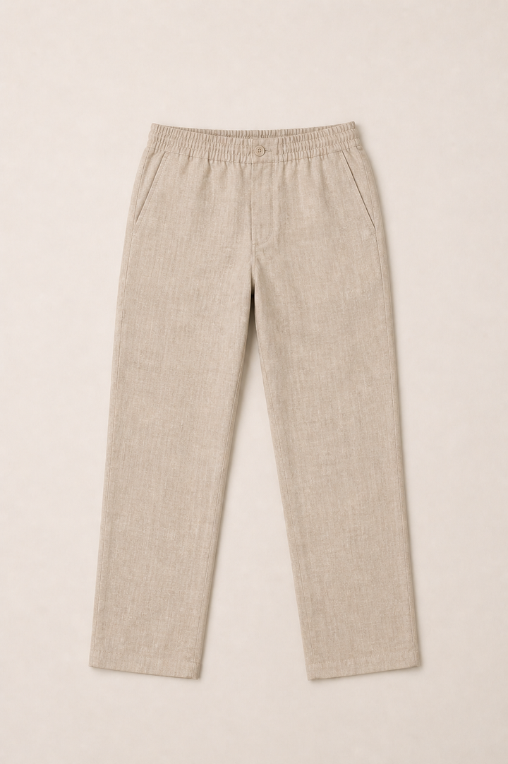 Straight Linen Trouser