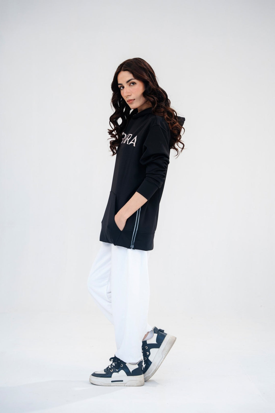 Women Black Core Performance Hoodie - Aurorafitsofficial