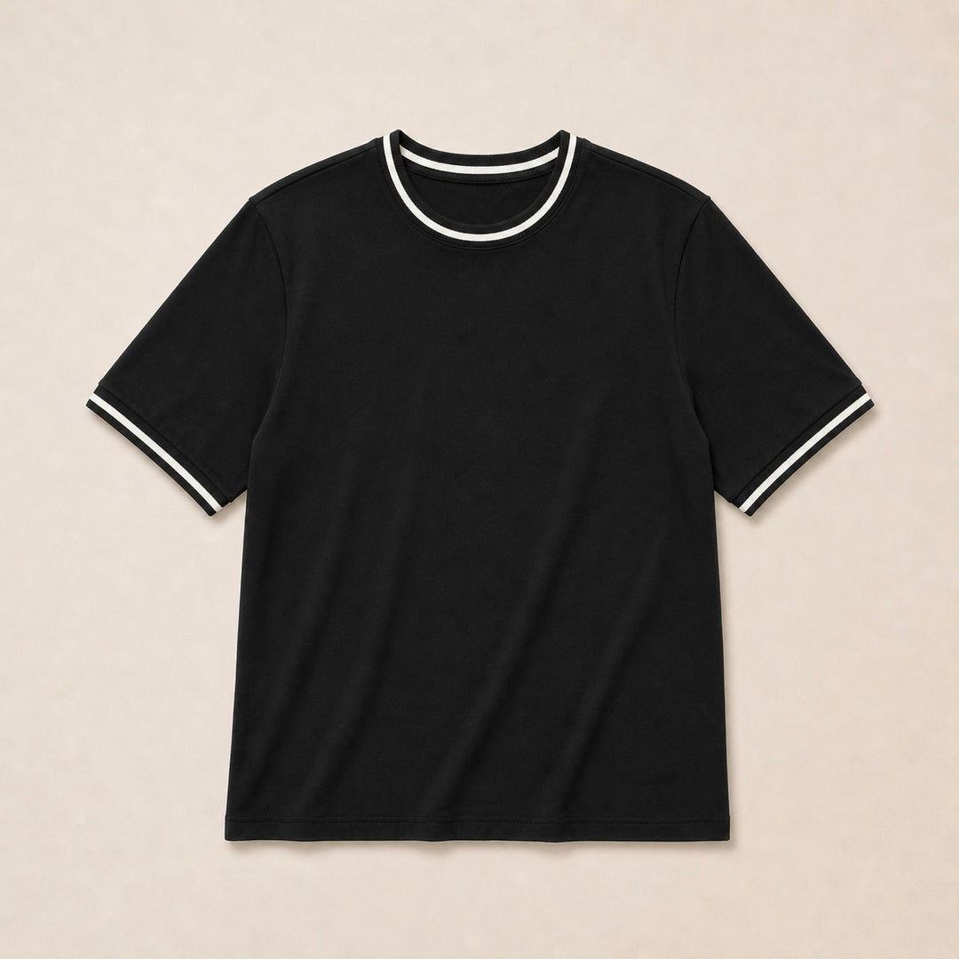 Contrast Tipped Tee - Aurorafits Official