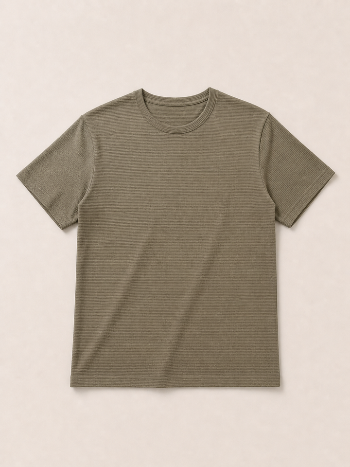 Crinkle Textured Tee