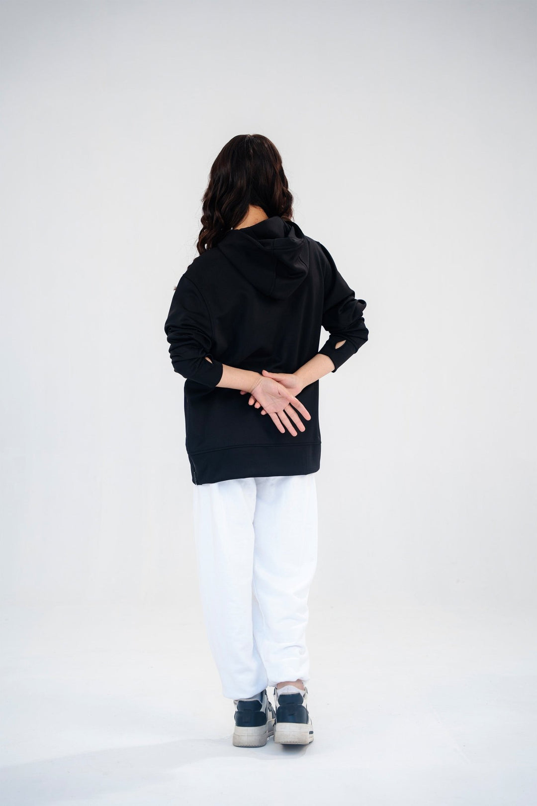 Women Black Core Performance Hoodie - Aurorafitsofficial