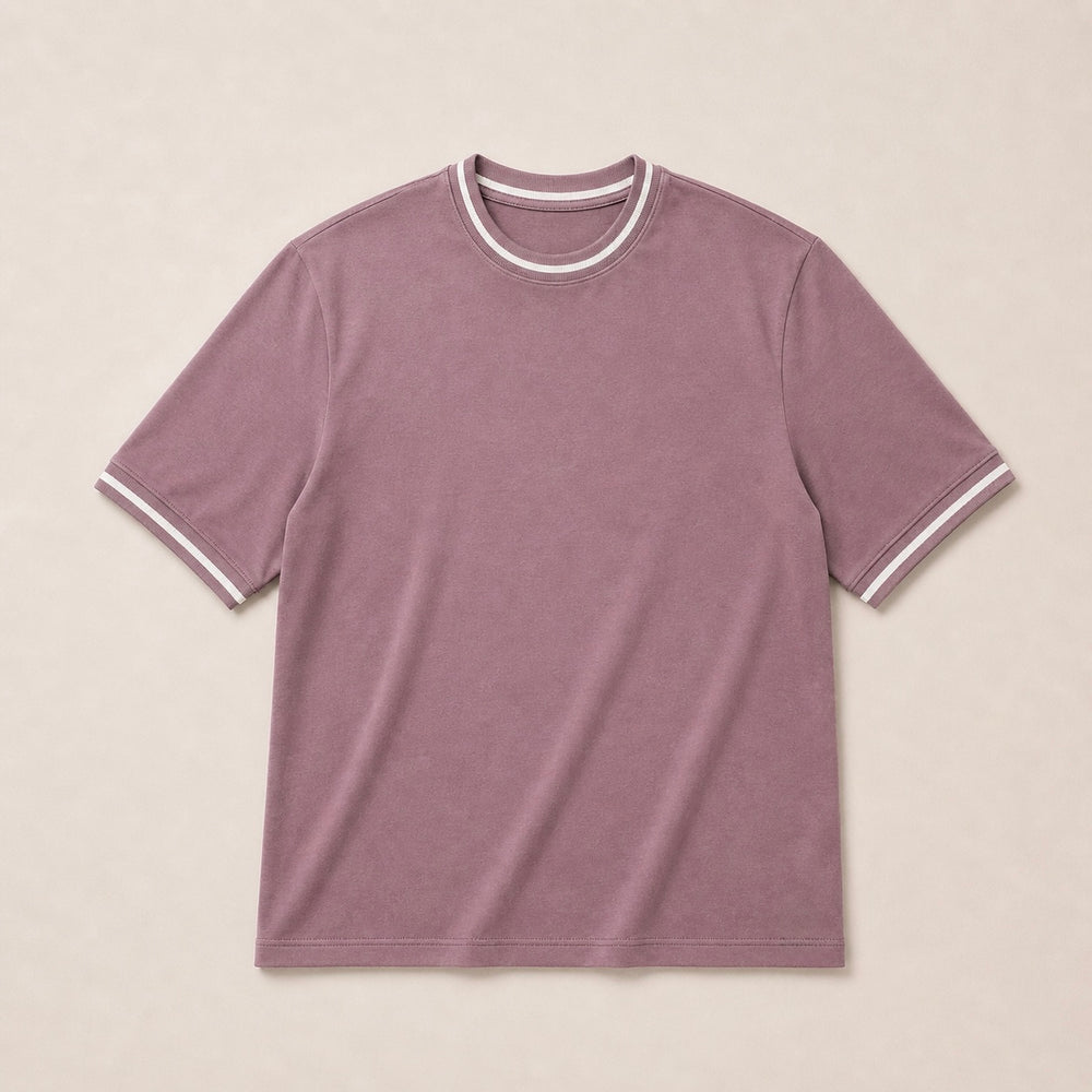 Contrast Tipped Tee - Aurorafits Official