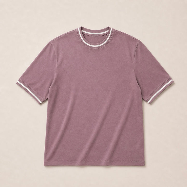 Contrast Tipped Tee - Aurorafits Official