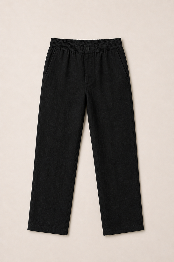 Straight Linen Trouser