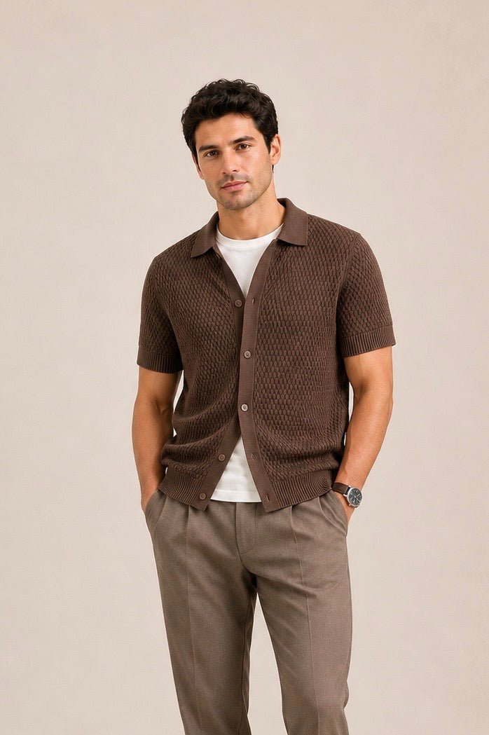 Textured - Knit Shirt - Aurorafits Official