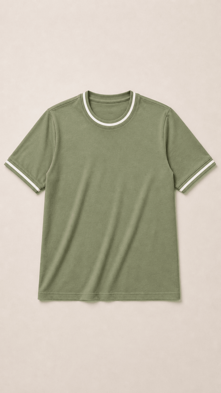 Contrast Tipped Tee - Aurorafits Official