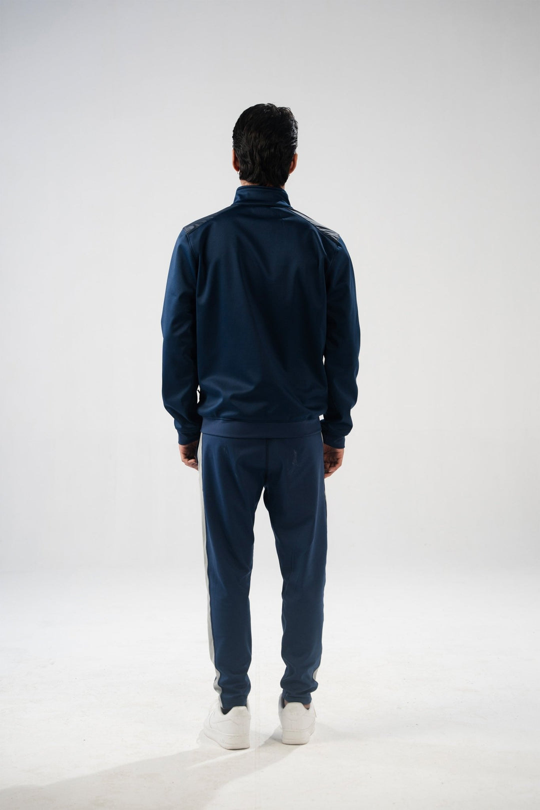 Navy Blue Hybrid Shell Essential Jacket - Aurorafitsofficial