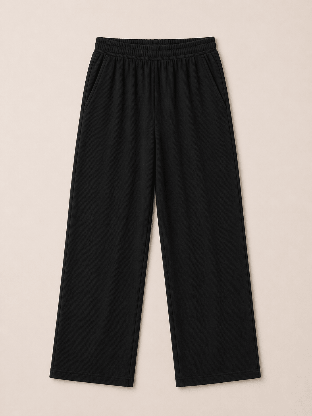 Women Textured Wide Leg Pants - Aurorafits Official
