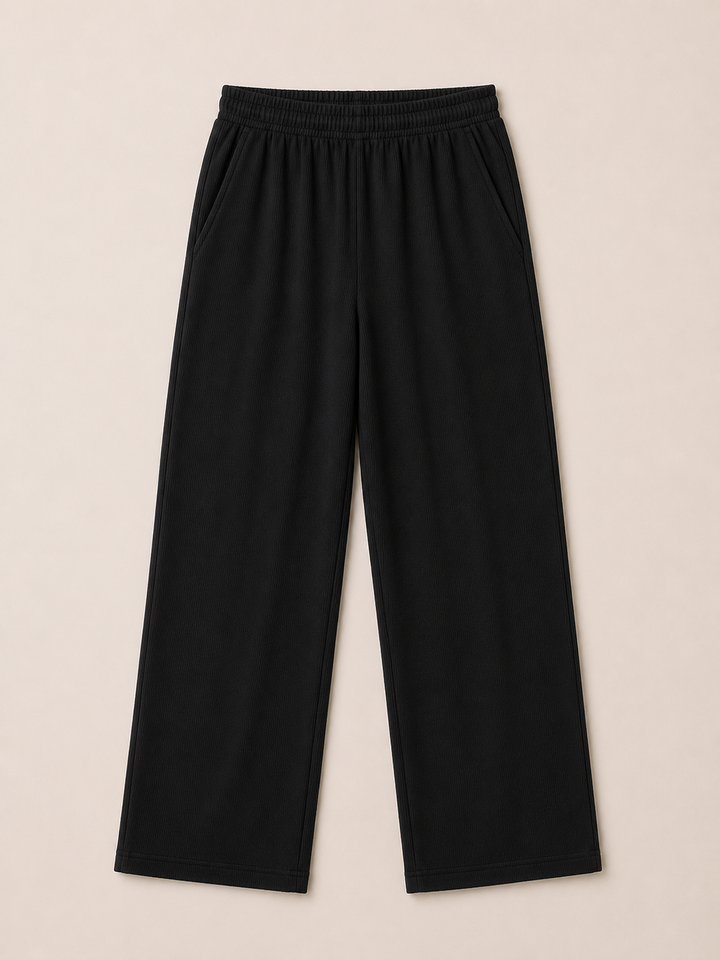 Women Textured Wide Leg Pants