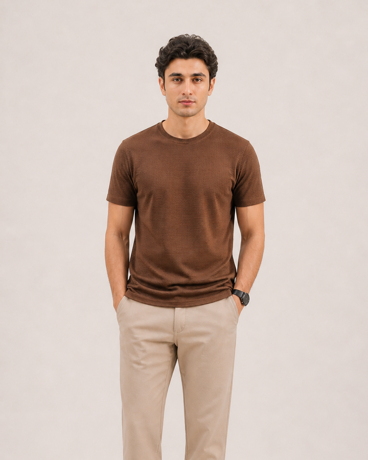 Crinkle Textured Tee