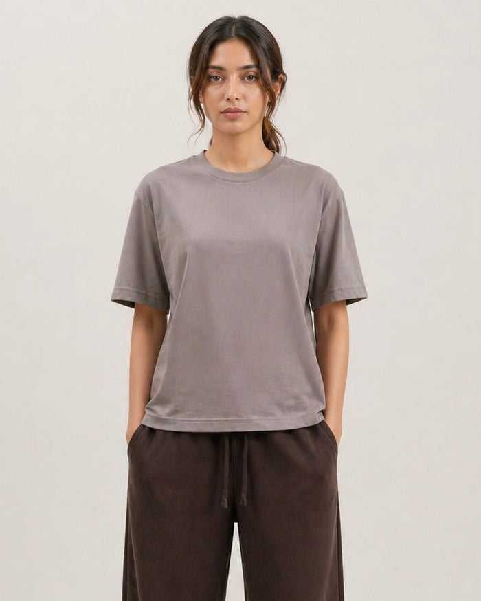 Women Combed Cotton Tee