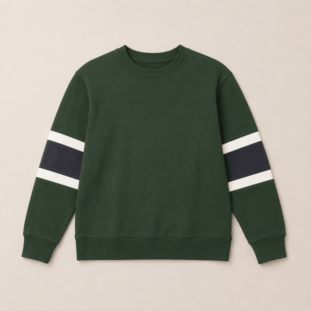 Women Contrast Terry Sweatshirt - Aurorafits Official