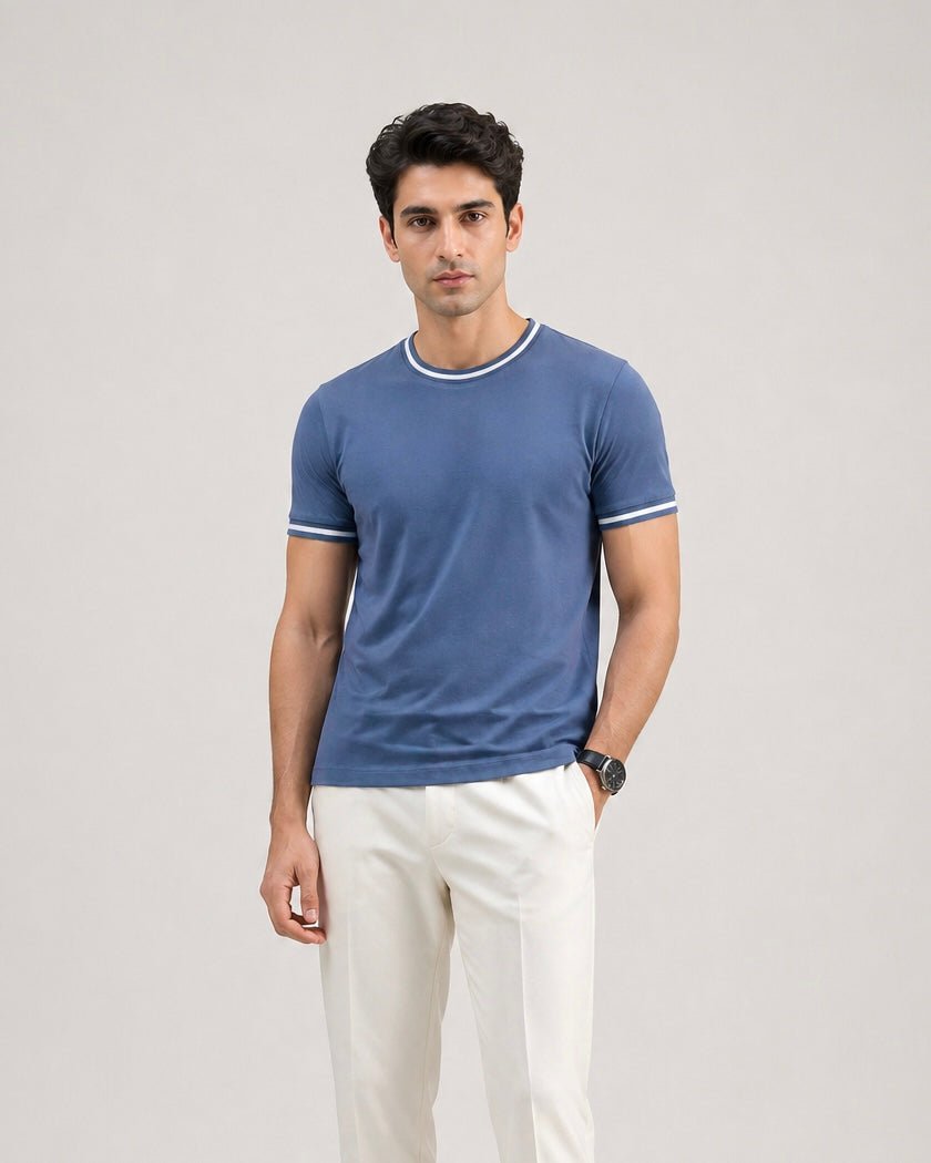 Contrast Tipped Tee - Aurorafits Official