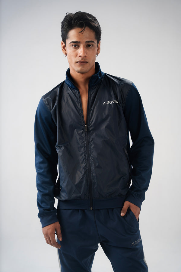 Navy Blue Hybrid Shell Essential Jacket