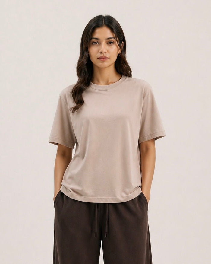 Women Combed Cotton Tee