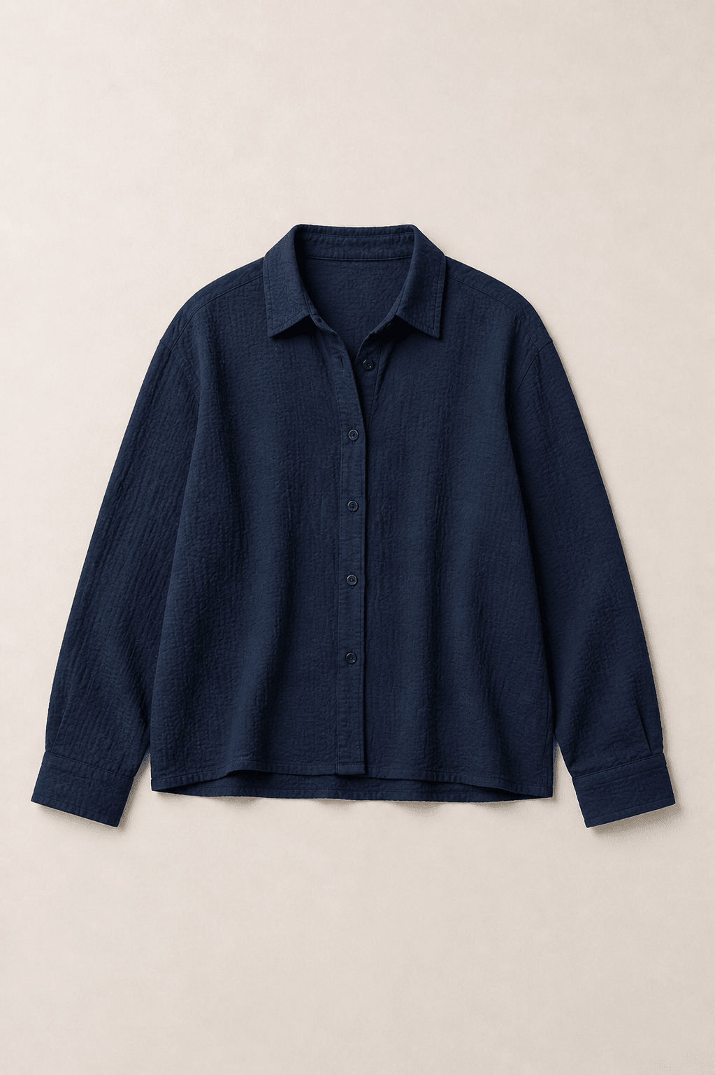 Women Crinkle Button Shirt - Aurorafits Official