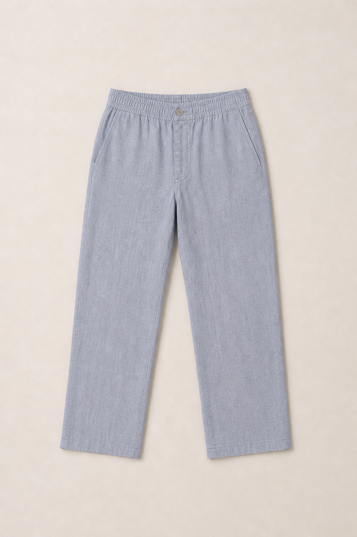 Straight Linen Trouser