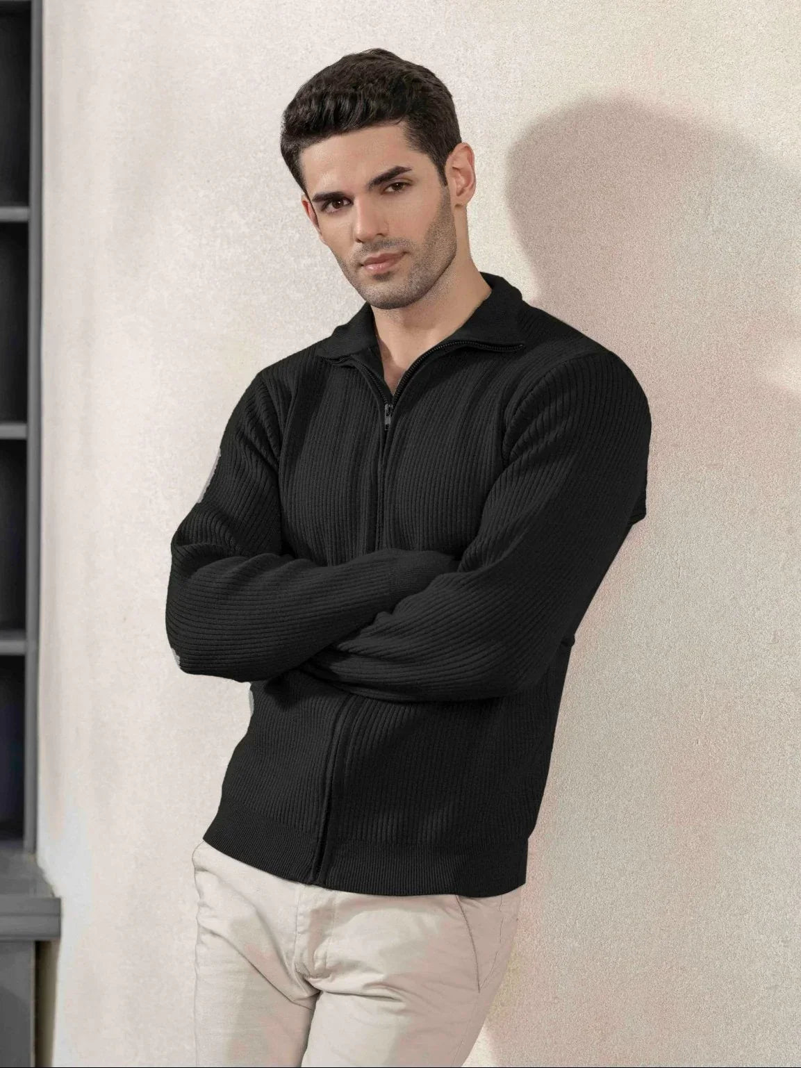 Textured Full - Zip Cardigan - Aurorafits Official