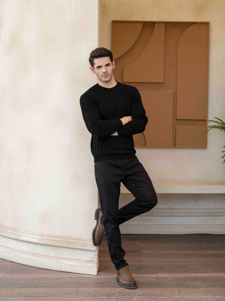 Textured Knit Sweater - Aurorafits Official