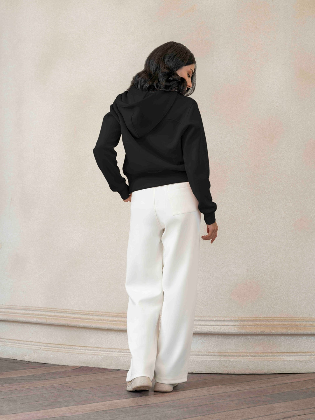 Women Cropped Full - Zip Hoodie - Aurorafits Official