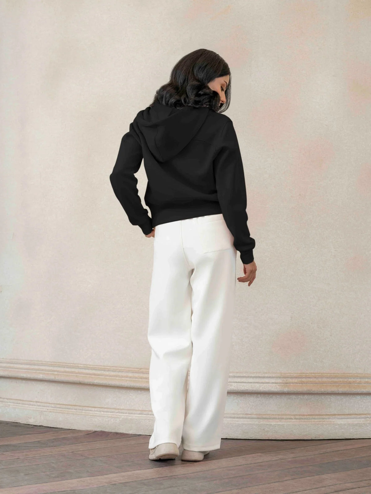 Women Cropped Full - Zip Hoodie - Aurorafits Official