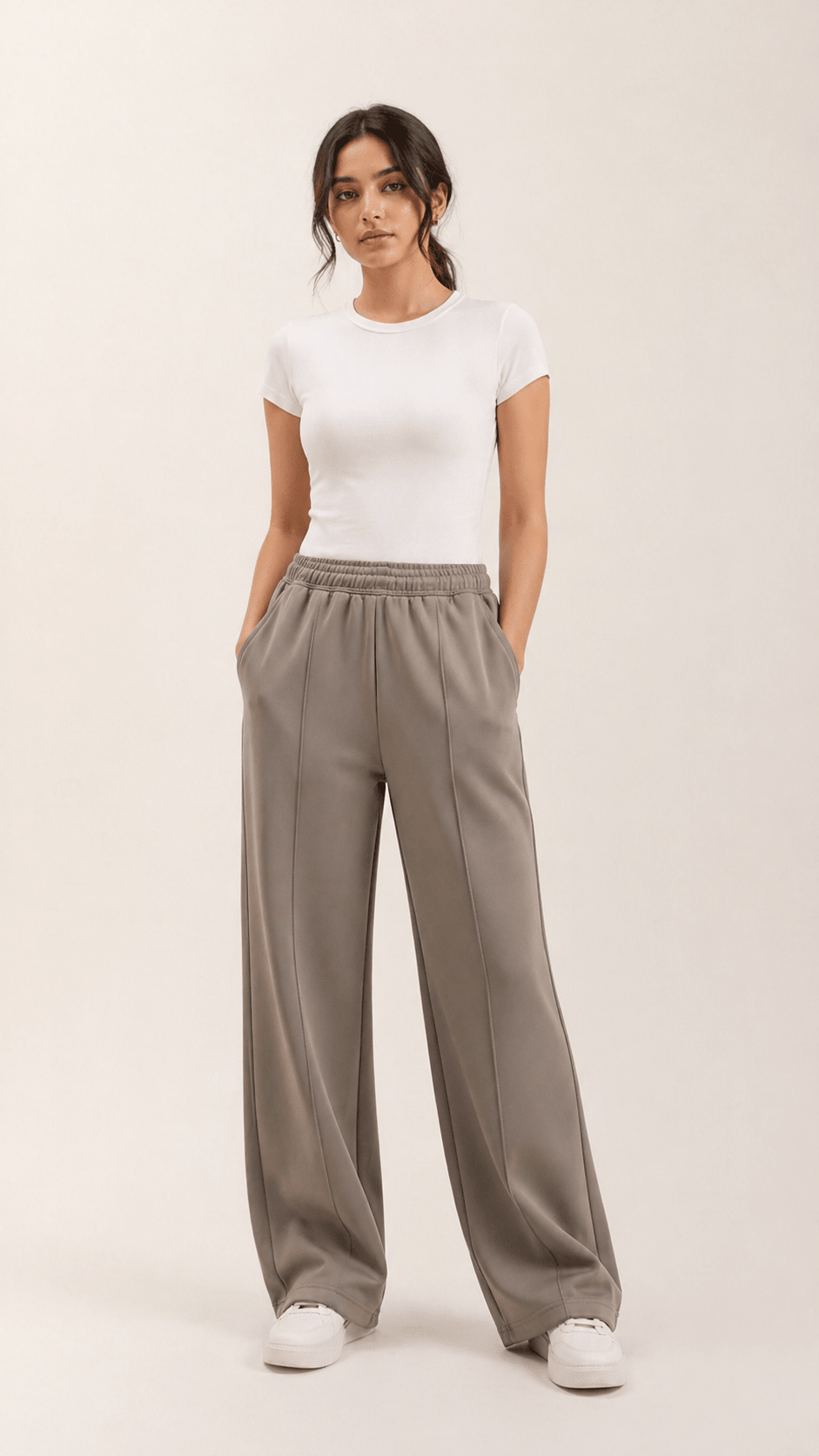 Women Smooth Knit Trouser - Aurorafits Official