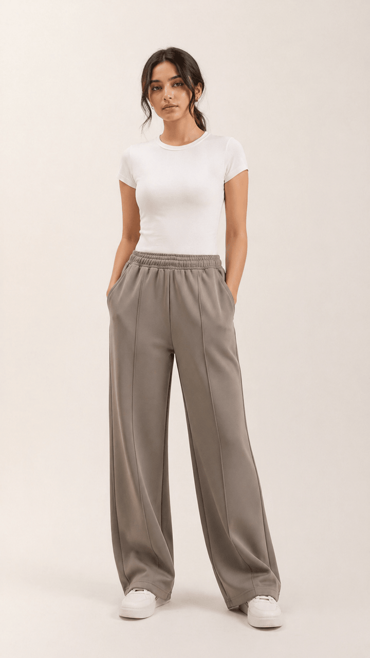 Women Smooth Knit Trouser - Aurorafits Official