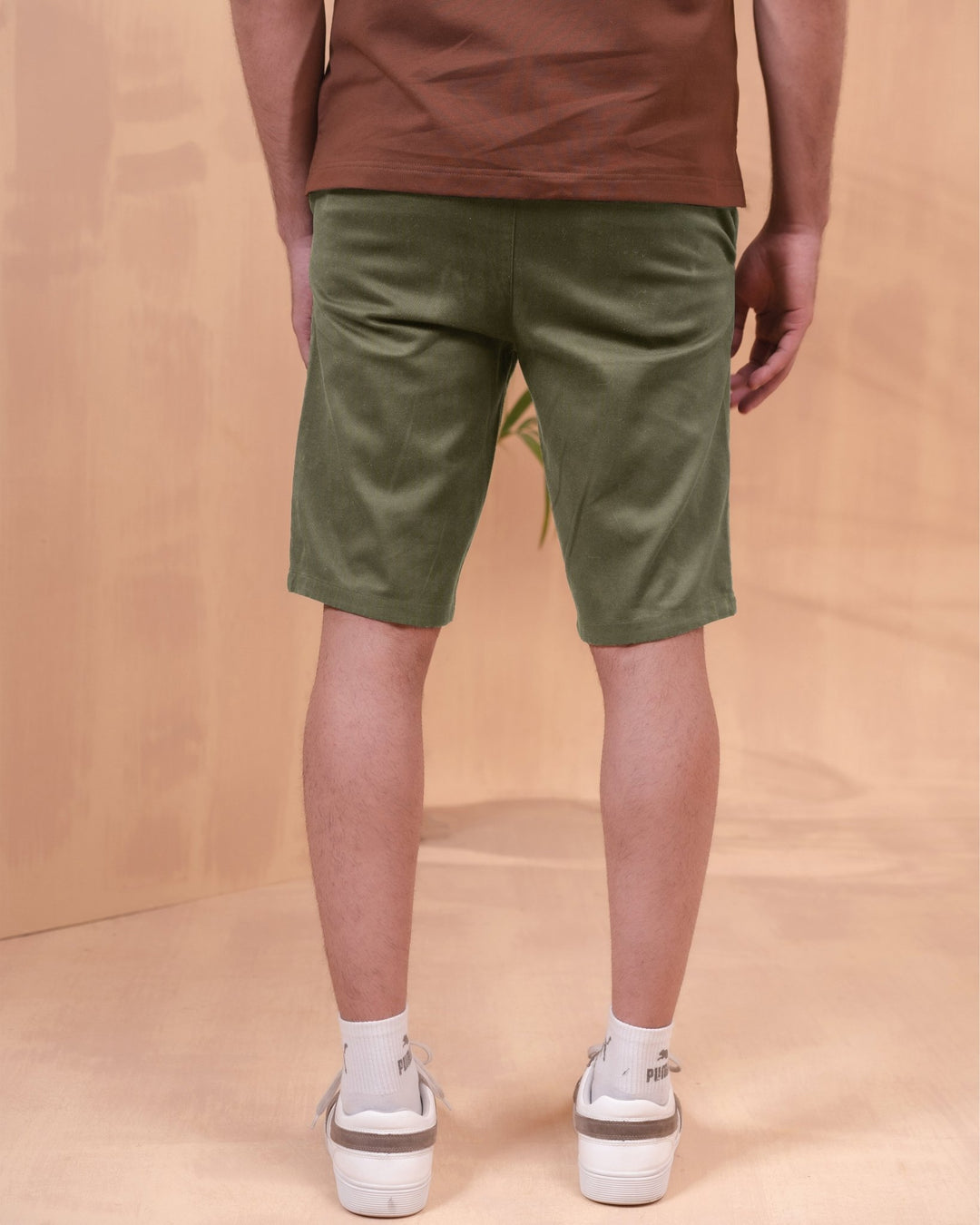 Olive Green Everyday Chino Shorts - Aurorafitsofficial