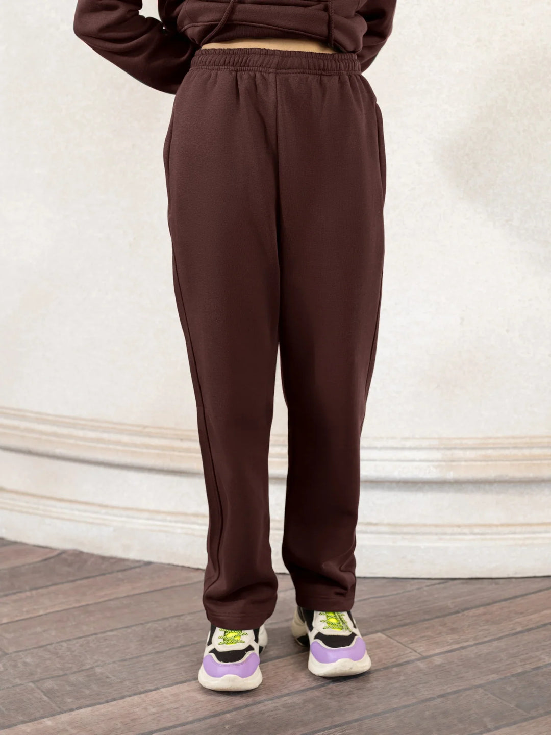 Women Fleece Relaxed Sweatpants - Aurorafits Official