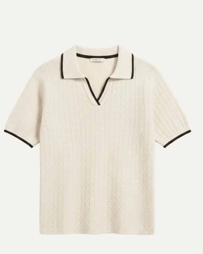 Women Cable Knit Polo - Aurorafits Official