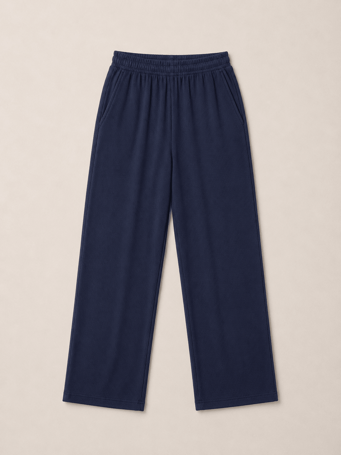 Women Textured Wide Leg Pants - Aurorafits Official