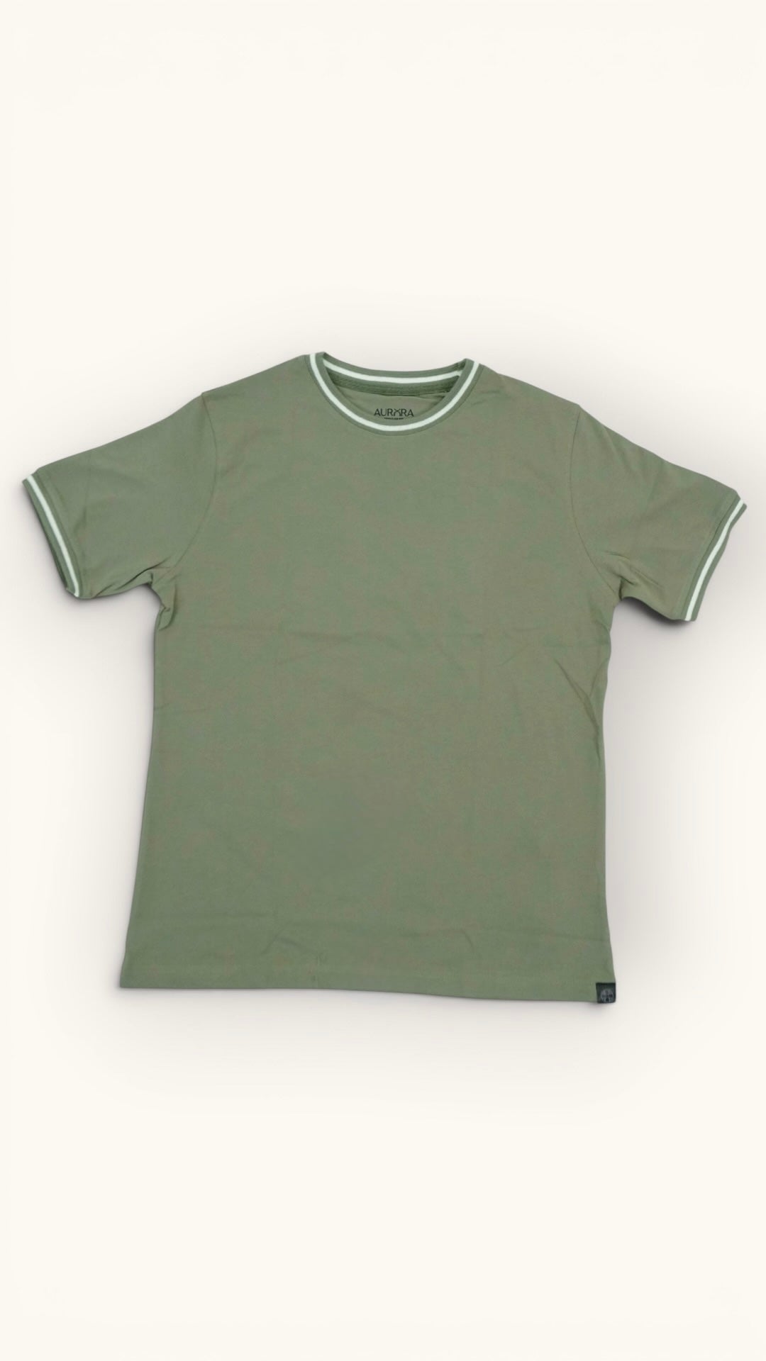 Women Contrast Tipped Tee - Aurorafits Official