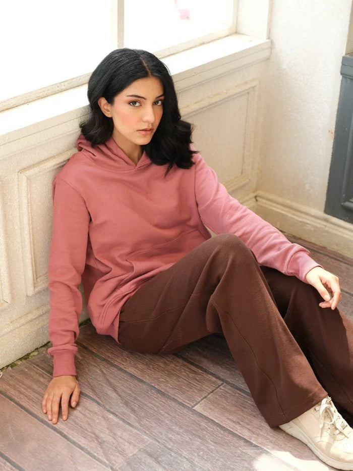 Women Terry Pullover Hoodie