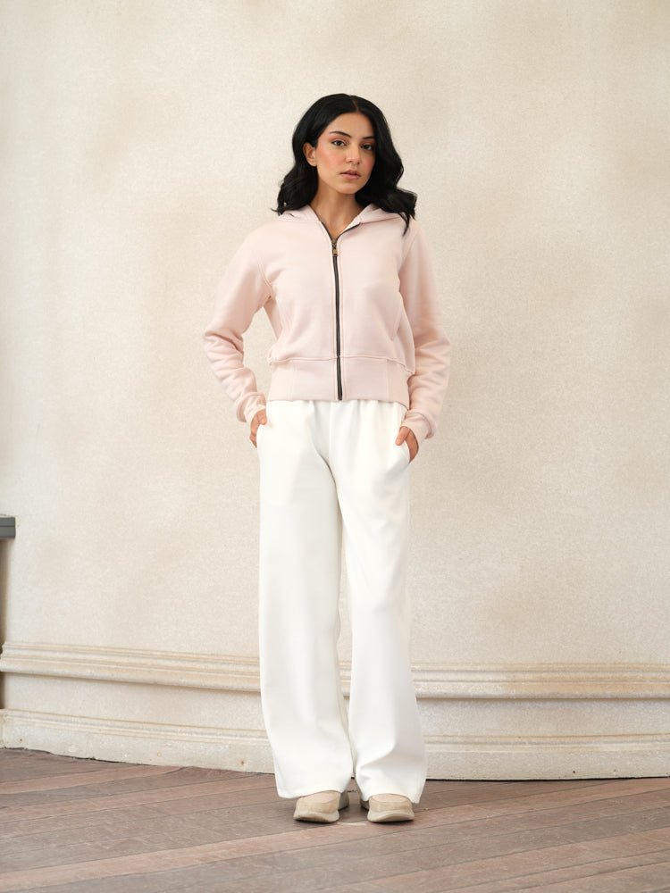 Women Cropped Full - Zip Hoodie - Aurorafits Official