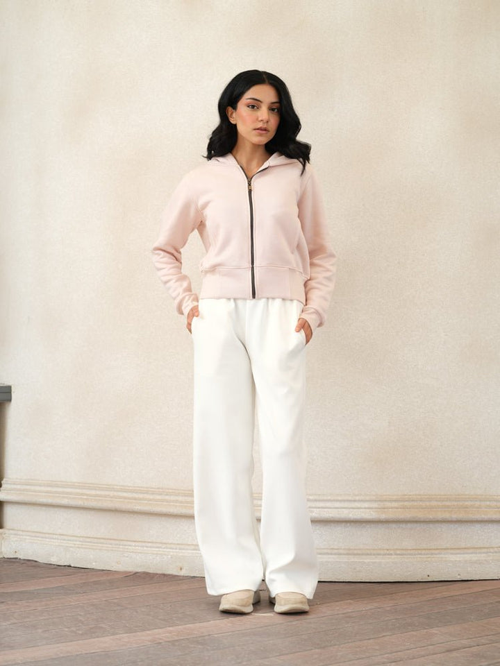 Women Cropped Full - Zip Hoodie - Aurorafits Official