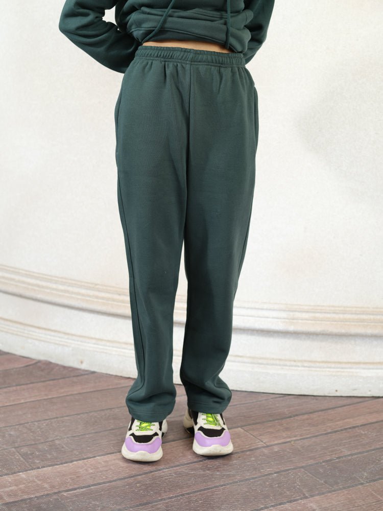Women Fleece Relaxed Sweatpants - Aurorafits Official