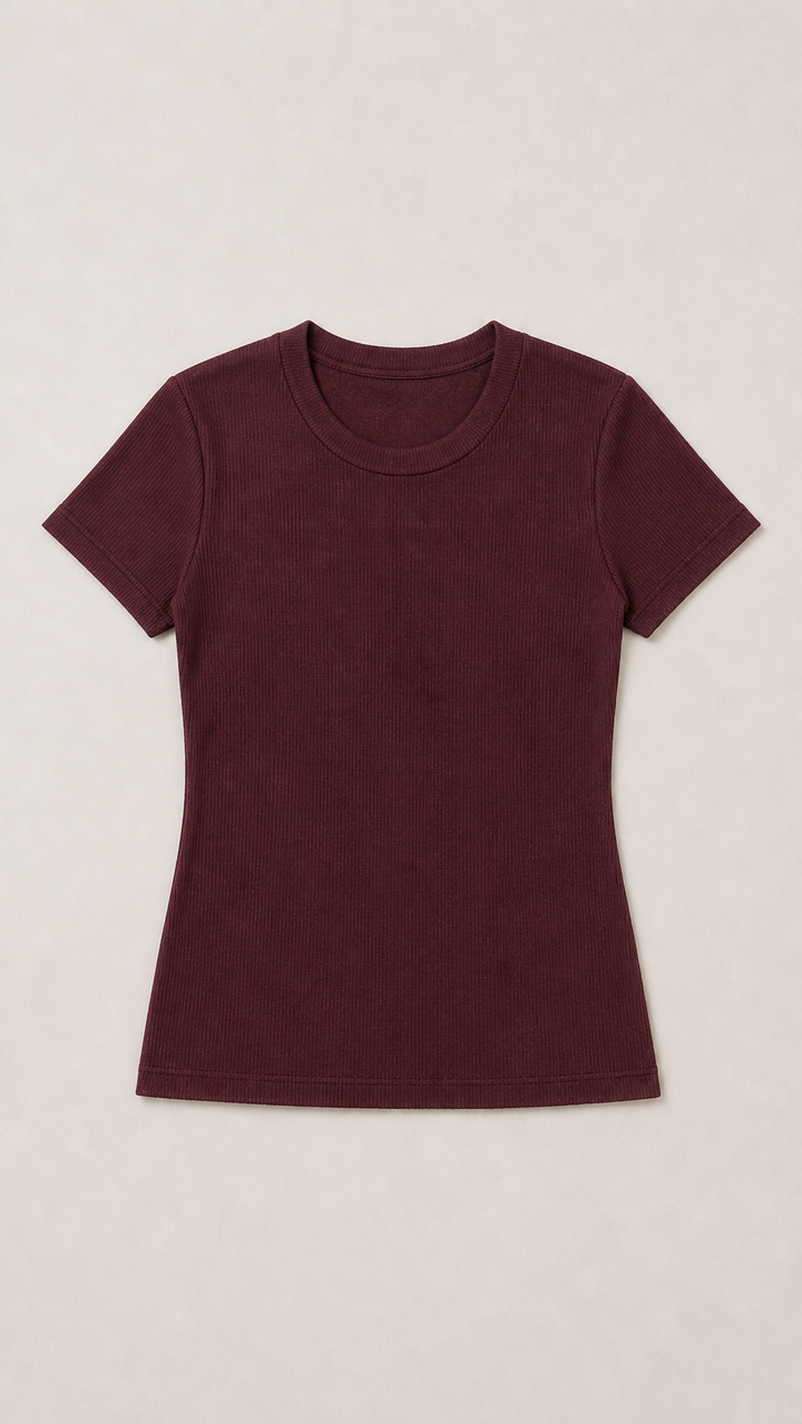 Women Soft Textured Tee