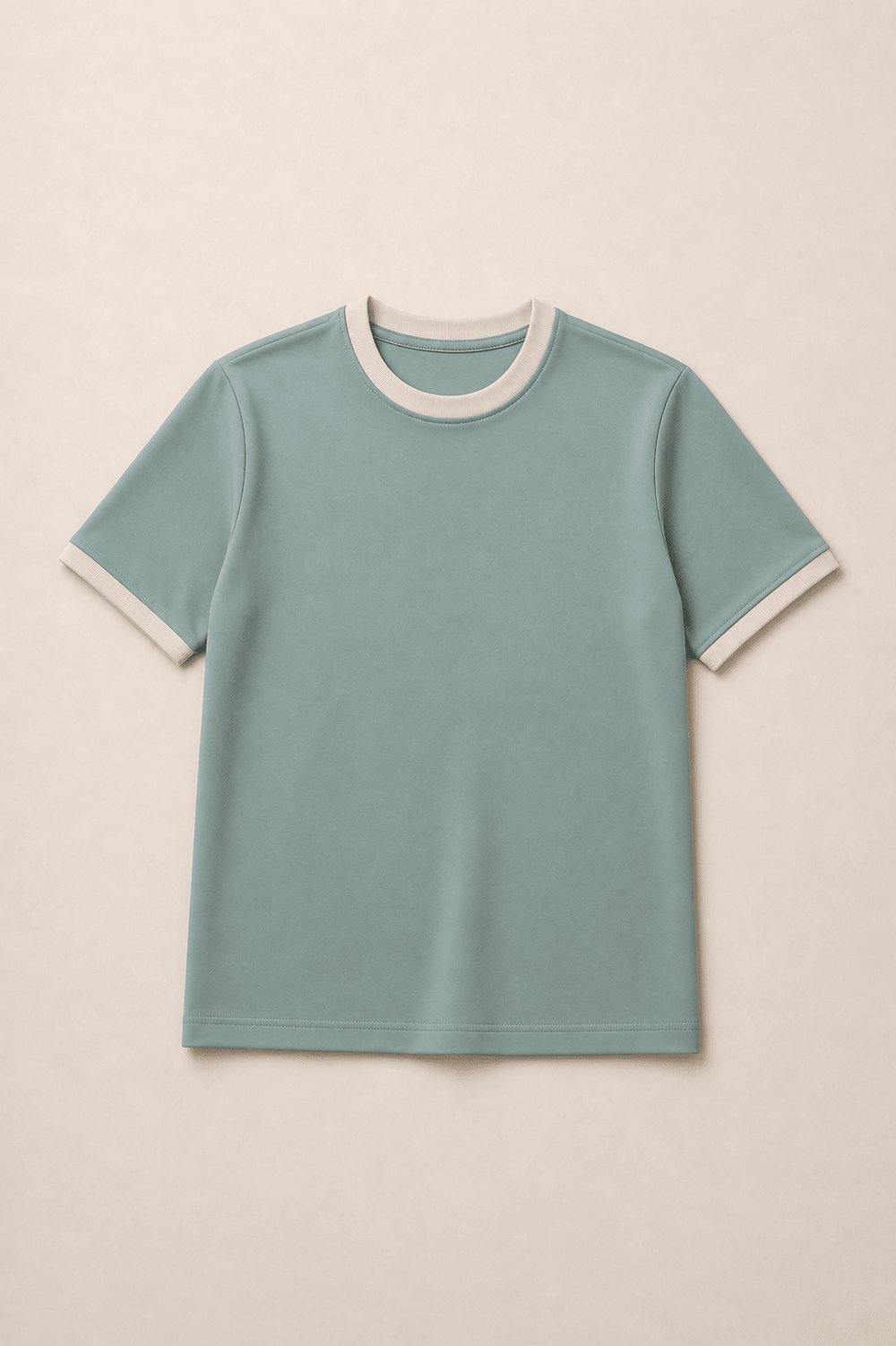 Women Contrast Trim Tee - Aurorafits Official